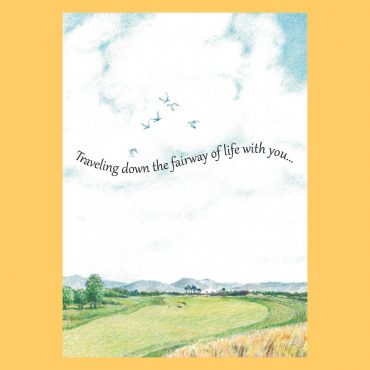 Anniversary Greeting Card – Fairway